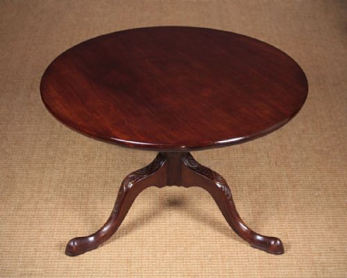 Reduced Georgian Mahogany Tripod Table C.1800.