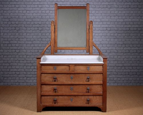 Arts & Crafts Dressing Table with Drawers C.1890.