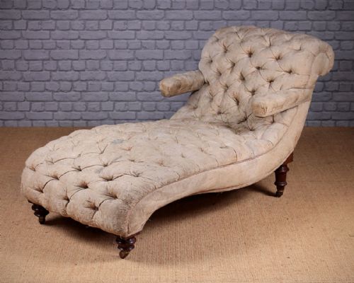 Late 19th.c. Chaise Longue C.1880.
