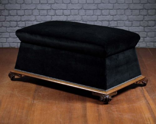 Mid 19th.c. Ottoman Stool & Bedding Box C.1850.