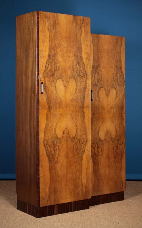 Small Art Deco Gent’s Wardrobe C.1930.