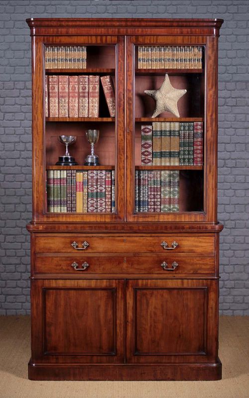 Tall Mahogany Bookcase C.1890