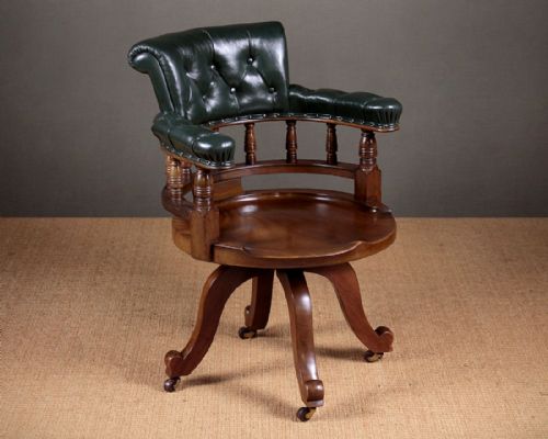 Revolving Captain’s Desk Chair C.1880.