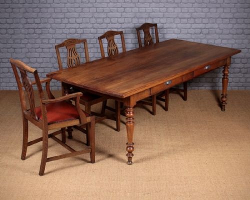 Elm Farmhouse Kitchen Dining Table C.1860.