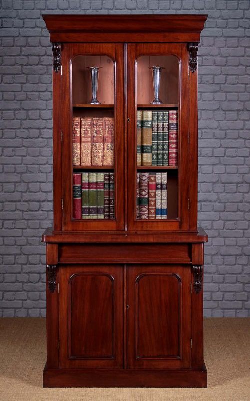 Narrow Mahogany Bookcase C.1870.