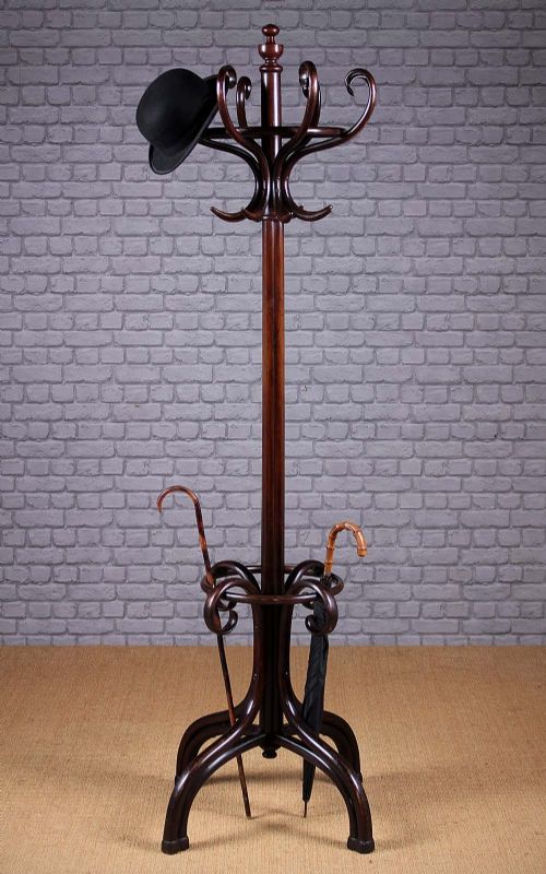 Edwardian Bentwood Hat & Coat Stand by Thonet.