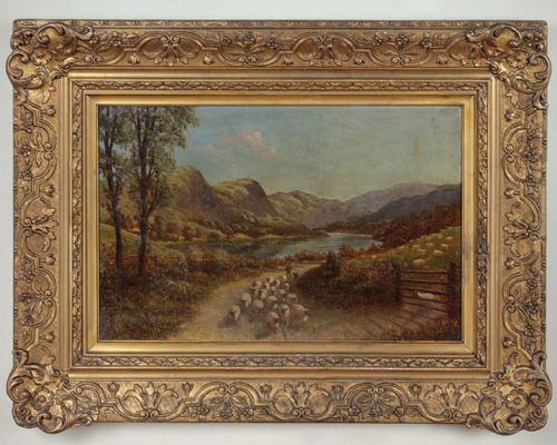 English Lake District Landscape Oil Painting C.1923.