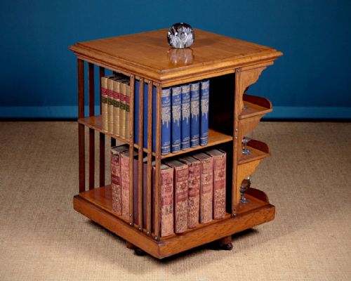 Oak Revolving Bookcase C.1910