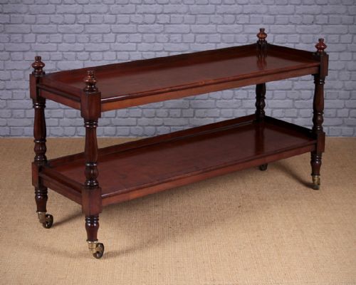 19th.c. Mahogany Two Tier Serving Sideboard or Buffet C.1860.