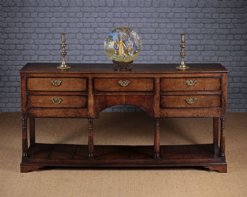 Georgian Oak Welsh Dresser Base C.1810.