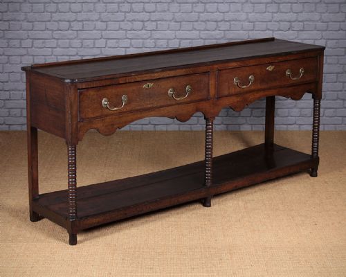 Mid 19th.c. Oak South Wales Dresser Base C.1840