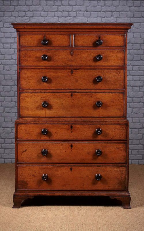 Small Oak Chest on Chest C.1840.