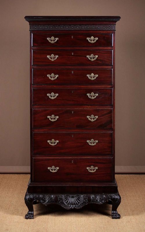 Late 19th.c. Tallboy Chest of Drawers C.1870.