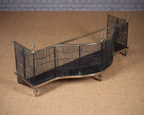 Regency Era Brass and Wirework Spark Guard