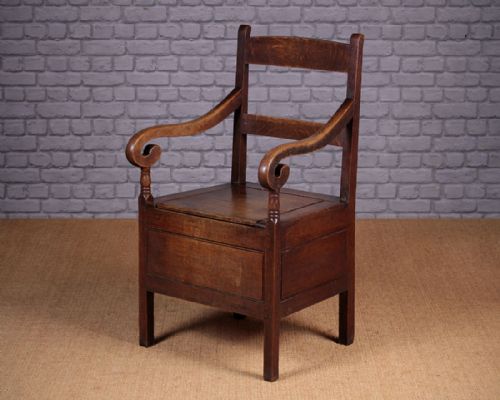 Welsh Oak Box Seat Armchair C.1820.