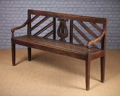 Edwardian Era Ash Bench C.1900