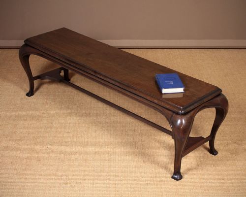 Long Mahogany Stool C.1910