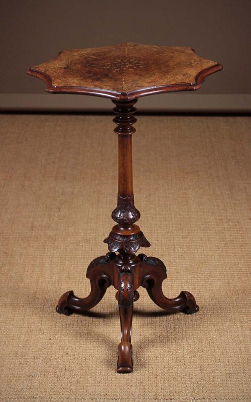 Inlaid Walnut Wine Table C.1880.