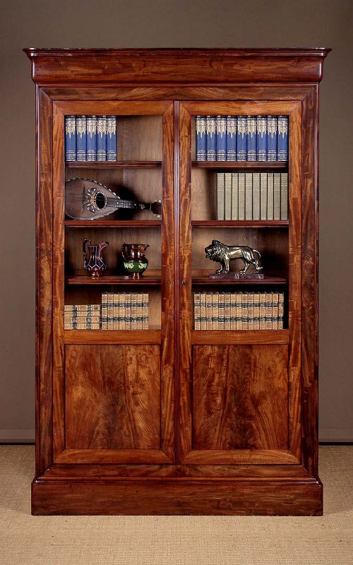 19th.c. Mahogany Bookcase or Bibliotheque C.1830