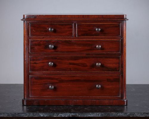 Miniature Jewellery Drawers Apprentice Piece C.1860.