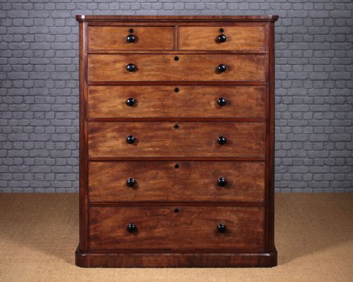 Tall Mahogany Chest of Drawers C.1860.