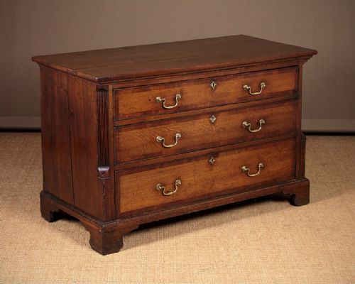Low Oak Chest of Drawers C.1810.