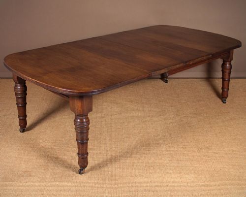 10 Seater Extending Oak Dining Table C.1890.