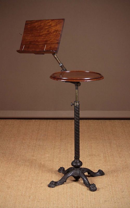 Adjustable Reading Stand & Table by Filmer & Sons C.1870.