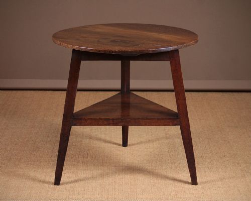 George III Oak Cricket Table C.1810.