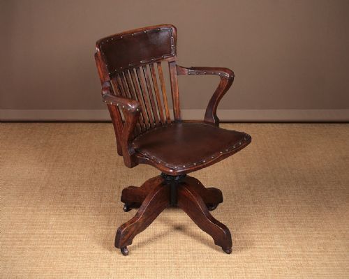 Oak Desk Chair C.1920