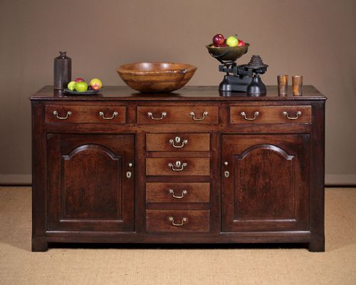 18th.c. Welsh Oak Dresser Base C.1780