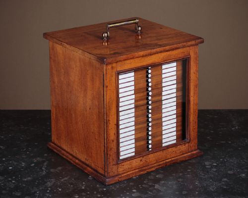 Portable Collector’s Specimen Cabinet C.1890.