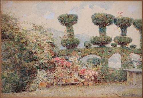 fig 1. Three Watercolours by George Samuel Elgood c.1911.