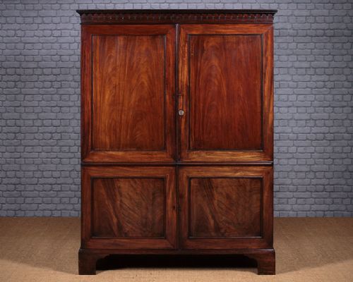 George III Mahogany Wardrobe C.1790