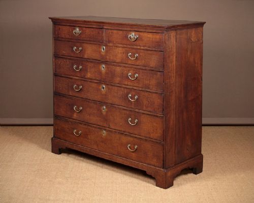 Large Oak Chest of Drawers C.1810.