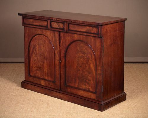 19th.c. Mahogany Chiffonier Side Cabinet C.1860