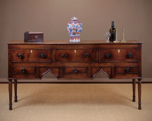 19th.c. Oak Open Dresser Base C.1820