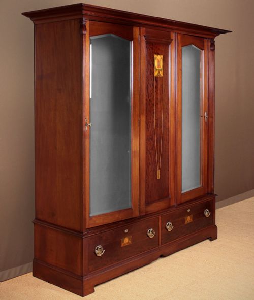 fig 2. Art Nouveau Bedroom Suite By Shapland & Petter c.1905