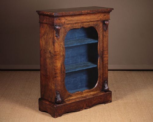 Mid 19th.c. Pier Cabinet or Bookcase Display C.1860