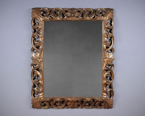 Large Gilded Cushion Frame Mirror C.1890.