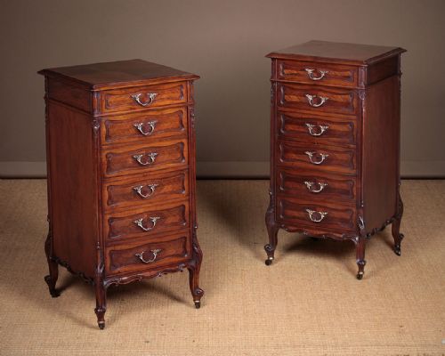 Pair of Rosewood Bedside Cabinets C.1900.