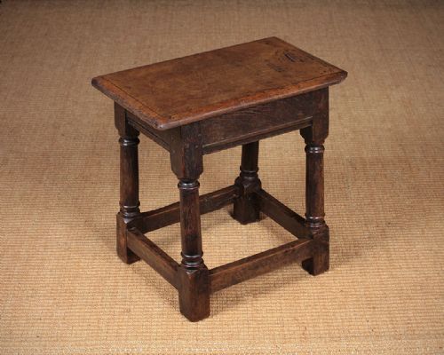 Oak Joint Stool C.1810