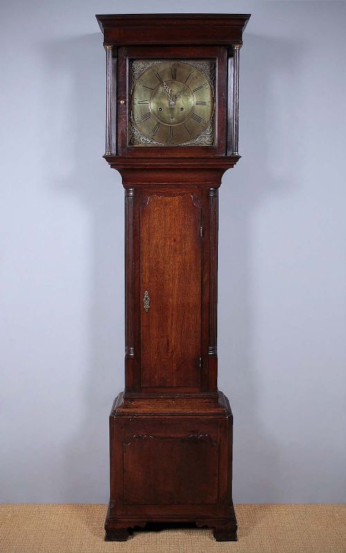 fig 1. 18th.c. Welsh Longcase Clock by Watkin Owen of Llanrwst c.1780.