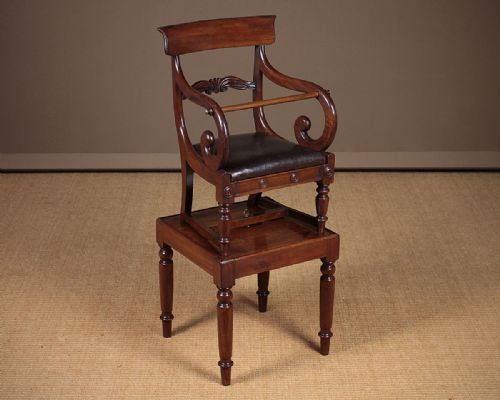 Metamorphic Child’s High Chair & Table C.1840.