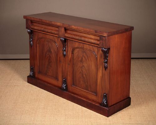 Mahogany Chiffonier Side Cabinet C.1860.