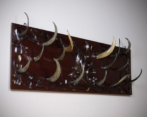 Art Nouveau Animal Horn Hat Rack C.1905.