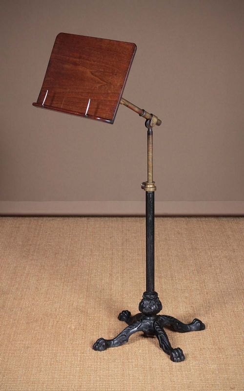 19th.c. Adjustable Reading or Music Stand C.1870