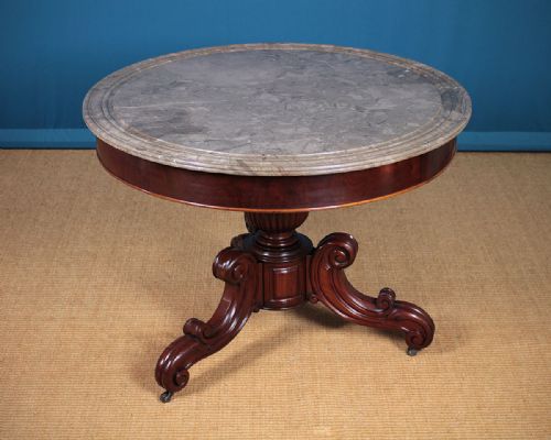 19th.c. French Marble Top Centre Table or Gueridon C.1860