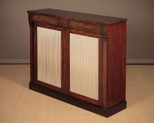 19th.c. Mahogany Chiffonier Side Cabinet C.1820