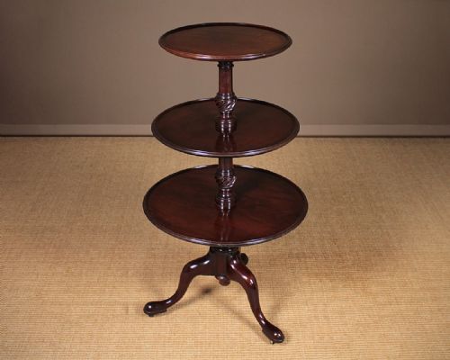 George III Mahogany Dumb Waiter C.1810